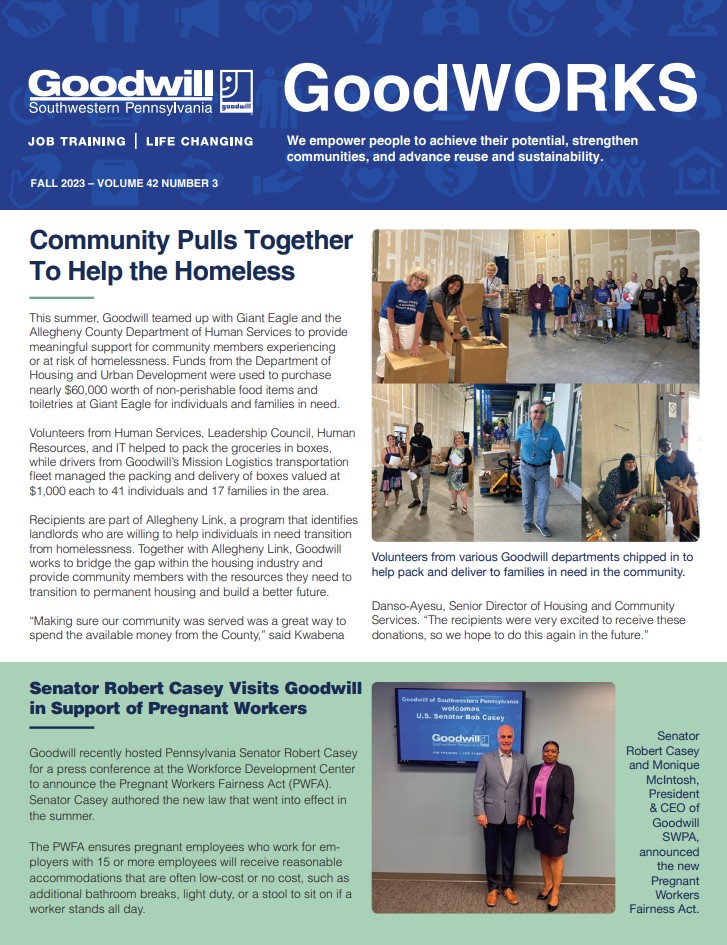 Publications - Goodwill of North Central West Virginia